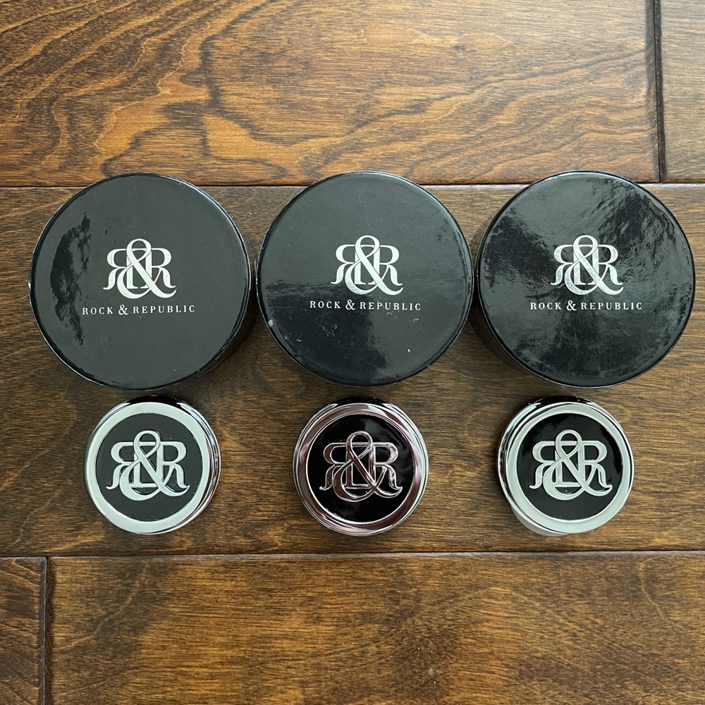 NIB Rock & Republic Saturate Eye Colour Trio in Electric, Envy, Scorch Shadows - Picture 2 of 3